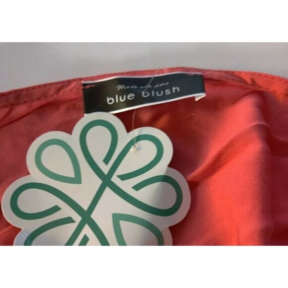 NWT Blue Blush Elastic Body Ruffle Hem Sleeveless Dress Pink Womens Size Large - Picture 12 of 12